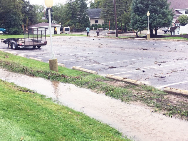 Flash flood town of Geneva